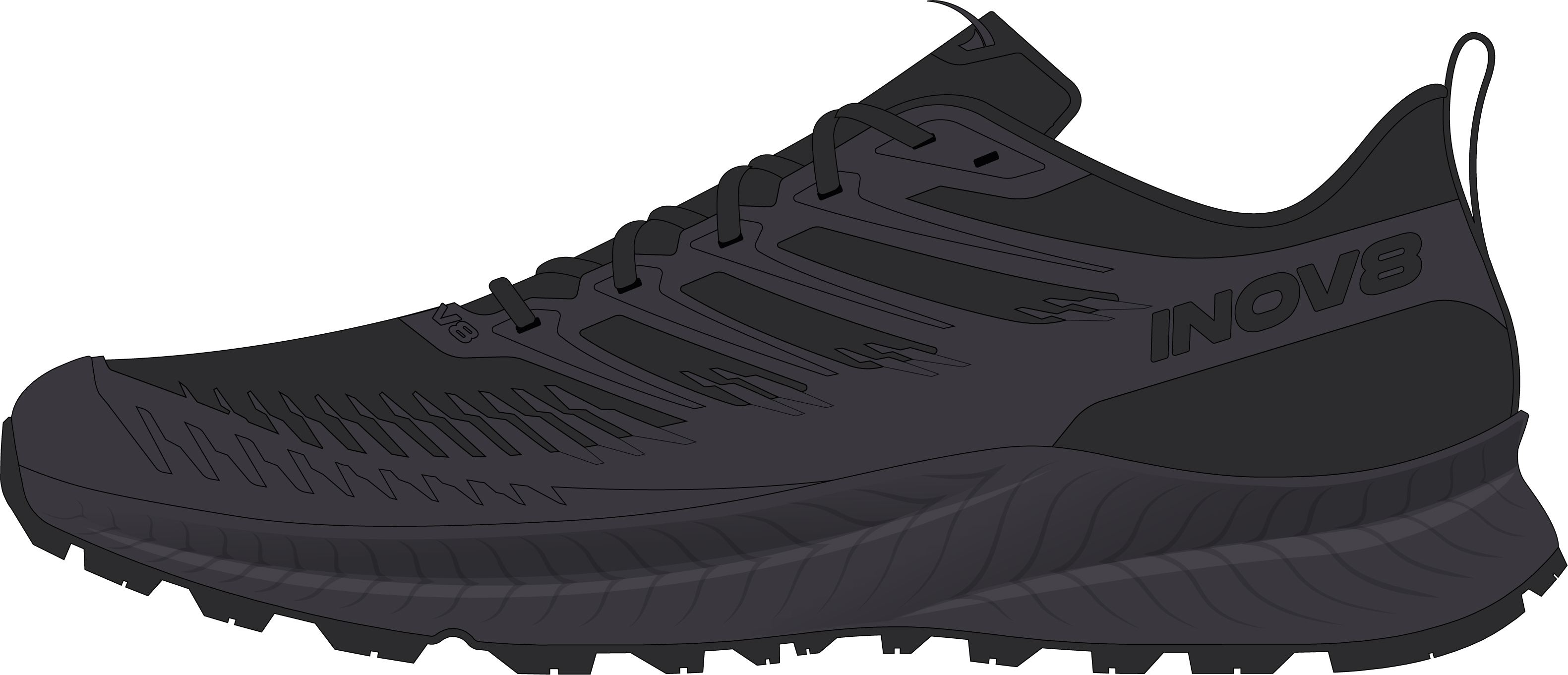 Image Inov8  TrailFly V2  Homme NOIR M10.5